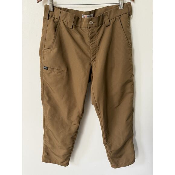 512 Mens Tactical Pants Khaki Brown Size 34x30 Casual Workwear Outdoor - Picture 1 of 11